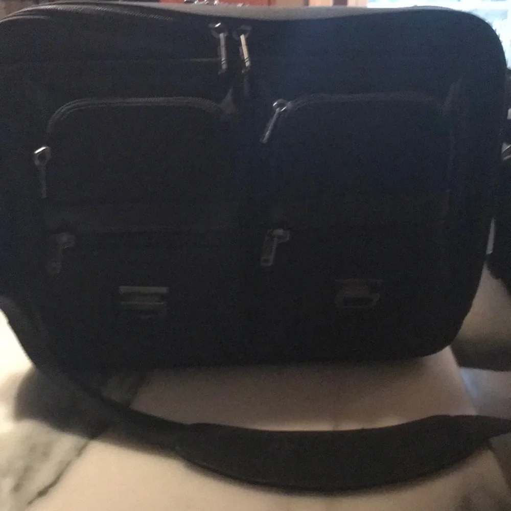 Tumi Black Laptop Messenger Bag
